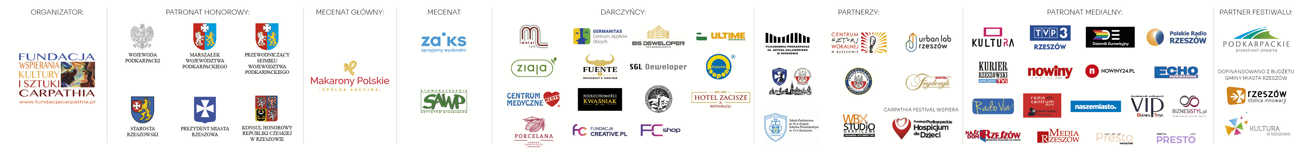 Sponsorzy Carpathia Festival 2022